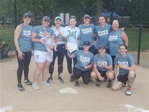 2026 Women's Softball League Champions - Sam's Brick Oven Pizza